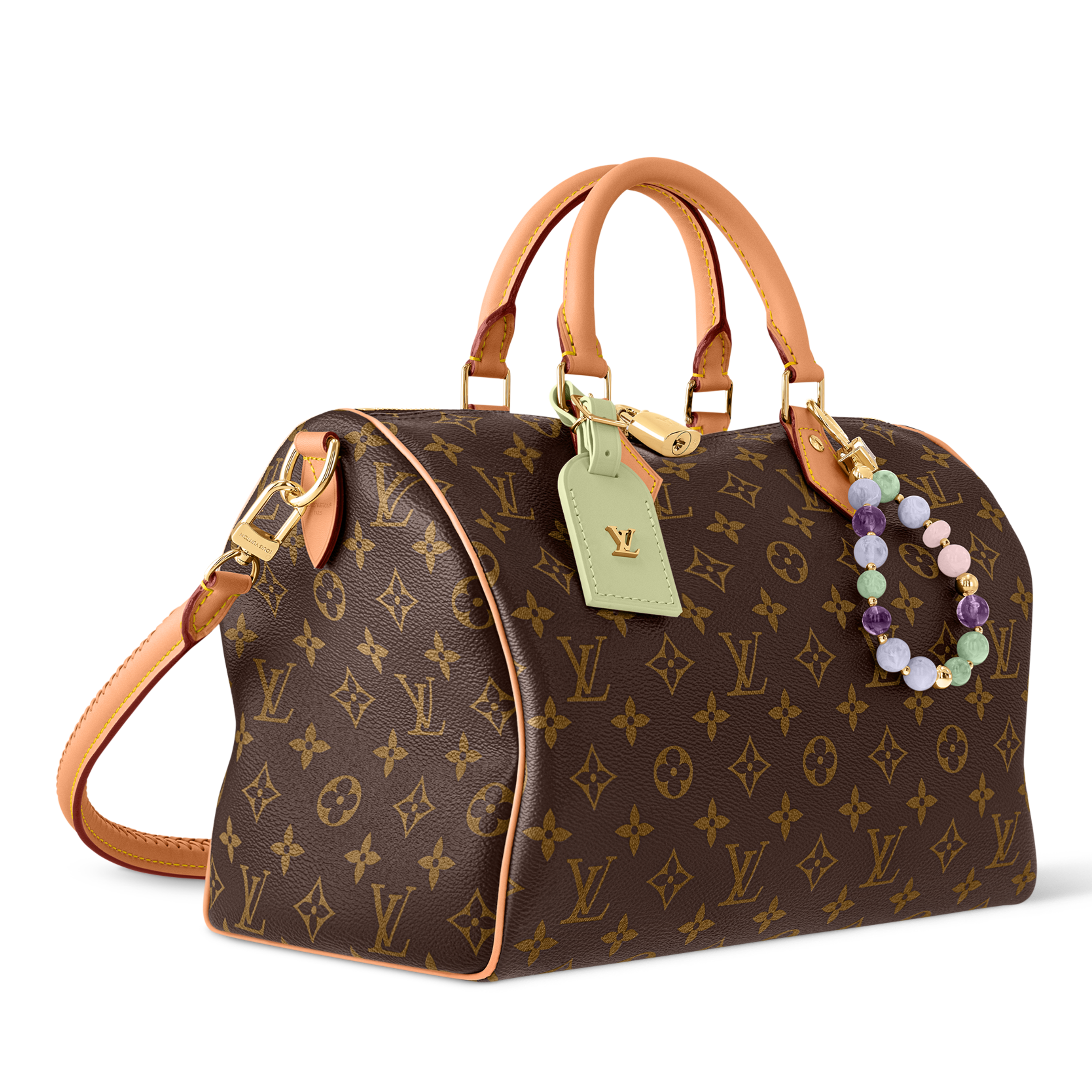 Louis Vuitton Speedy Soft 30 Lucky Monogram Bag – Brown