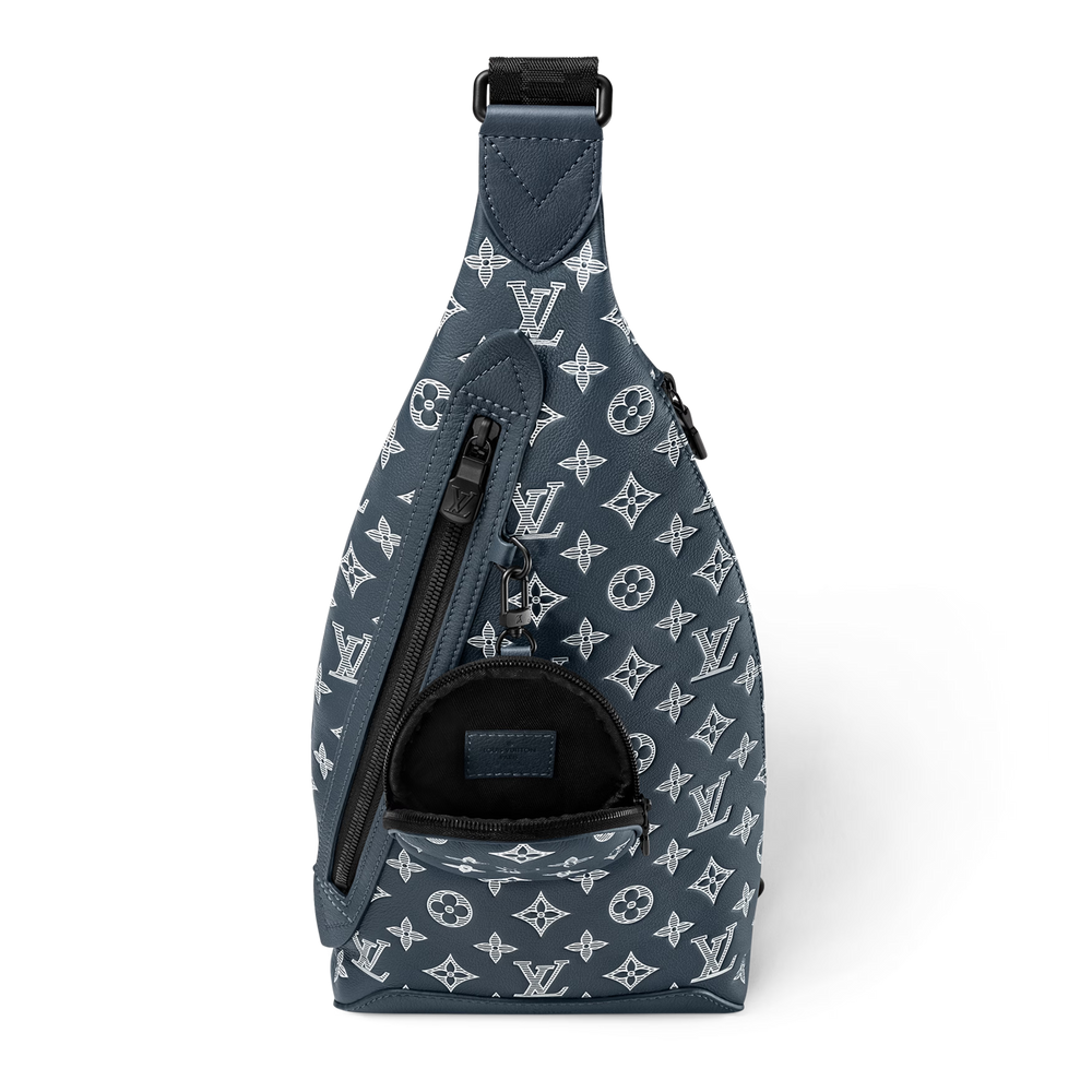 Louis Vuitton Monogram Shadow Duo Slingbag – Ink Blue