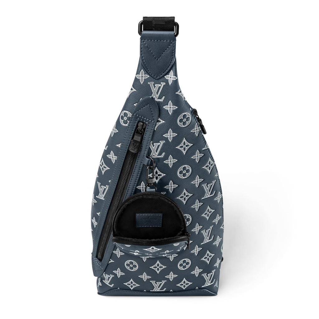 Louis Vuitton Monogram Shadow Duo Slingbag – Ink Blue