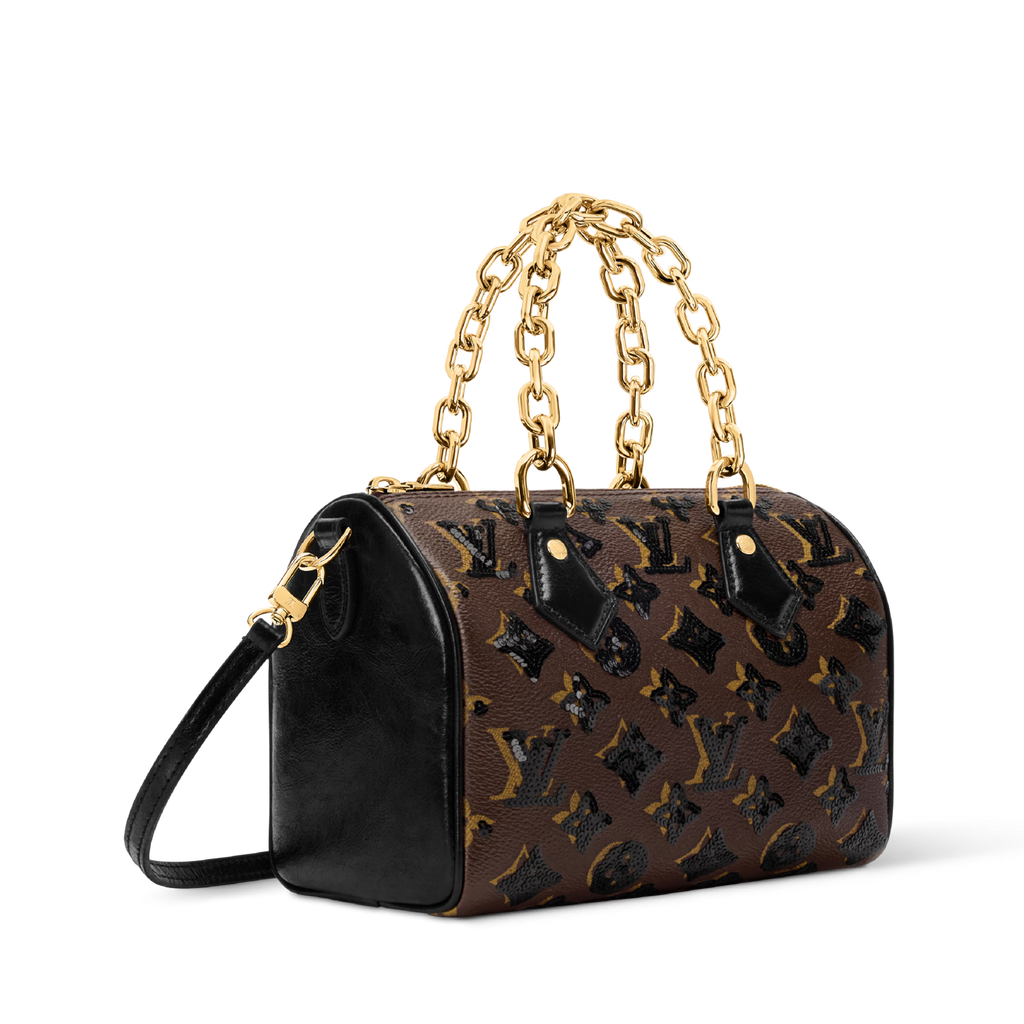 Louis Vuitton Monogram Coated Canvas Speedy Bandoulière 20 Handbag – Brown