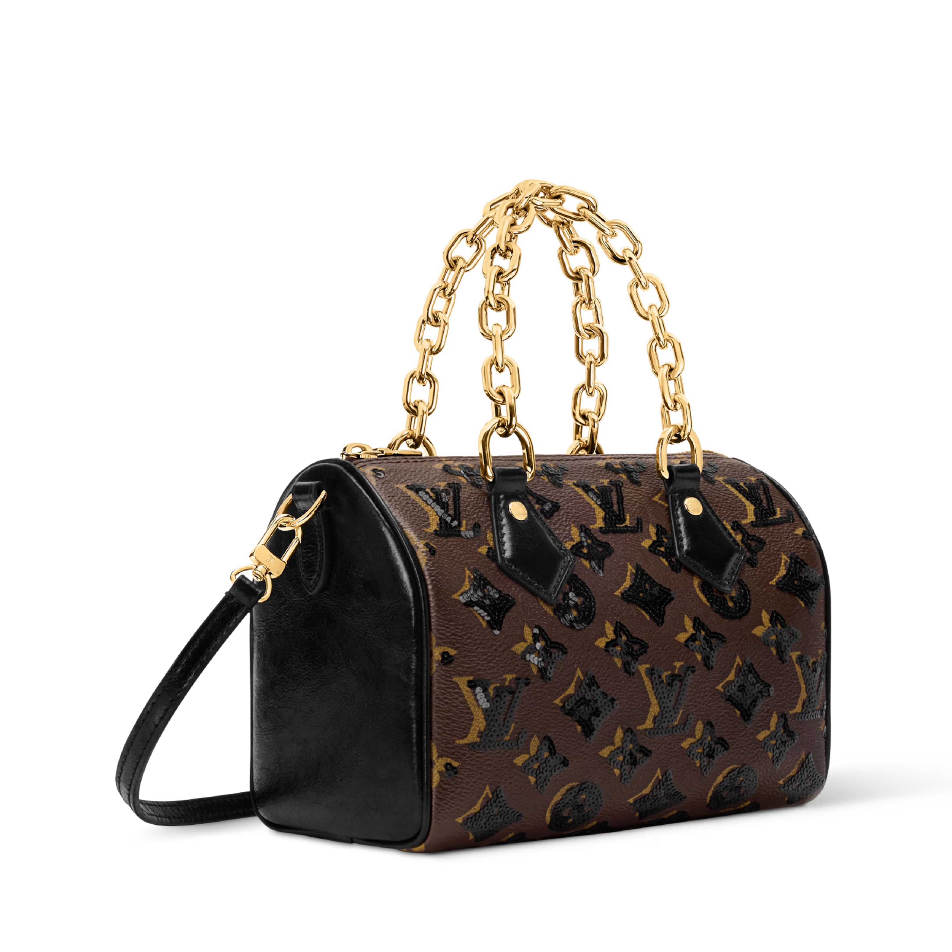 Louis Vuitton Monogram Coated Canvas Speedy Bandoulière 20 Handbag – Brown