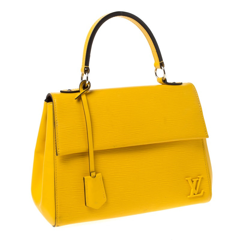 Louis Vuitton Cluny Mini Epi Handbag - Yellow