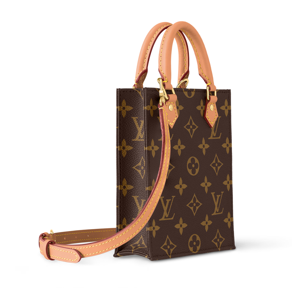 Louis Vuitton Monogram Canvas Petit Sac Plat Crossbody Bag – Brown