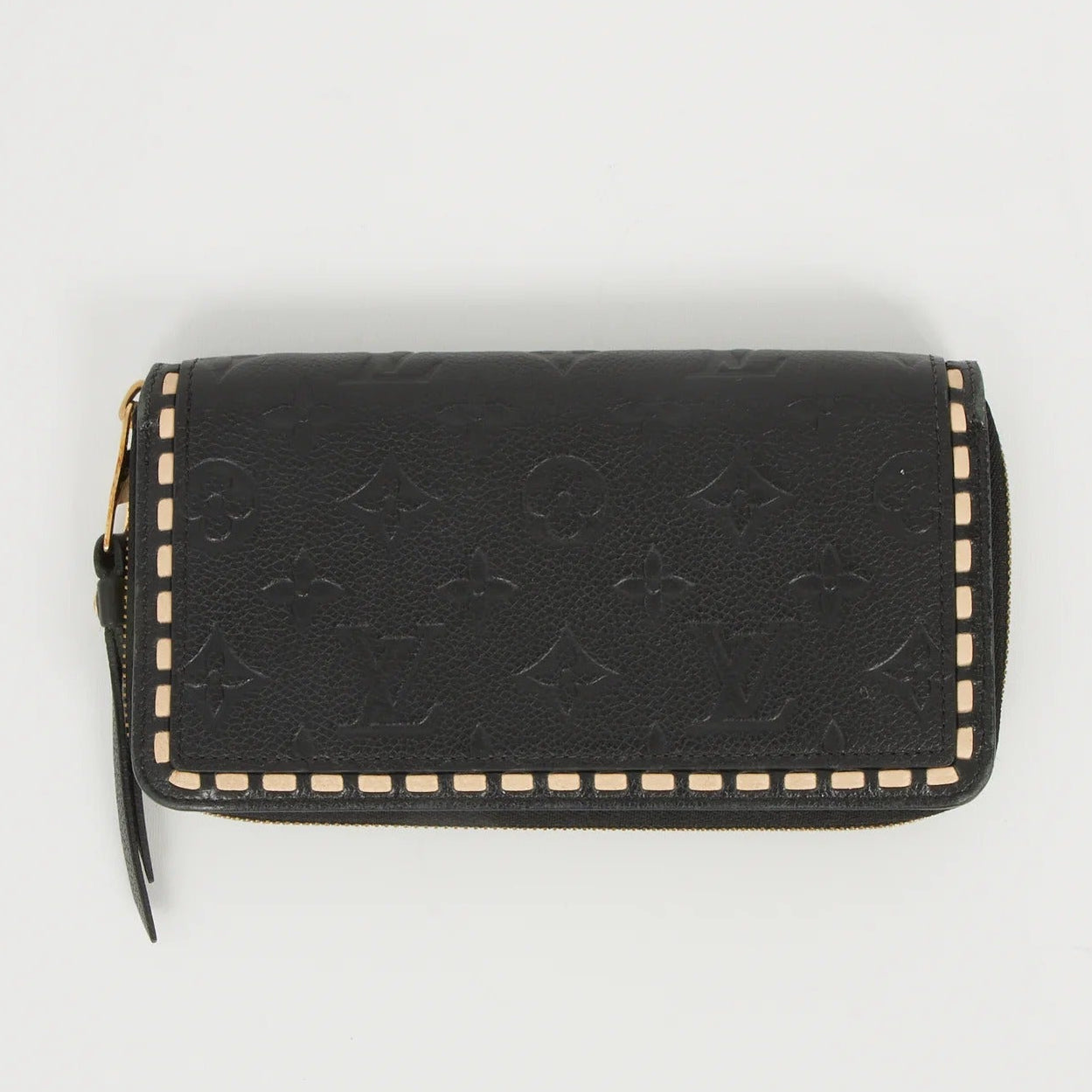 Louis Vuitton Monogram Empreinte Zippy Wallet - Black
