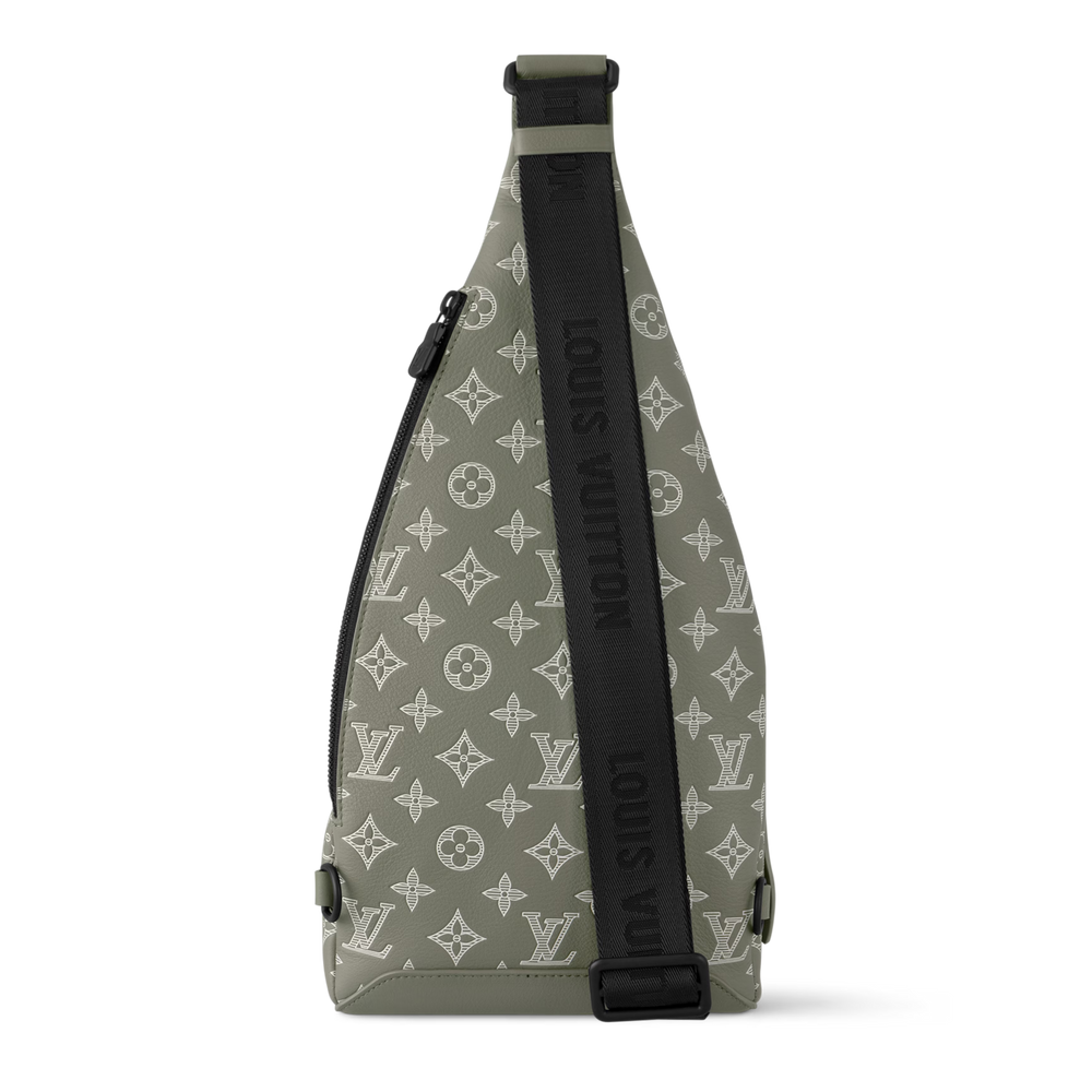 Louis Vuitton Monogram Shadow Leather Duo Slingbag – Olive Green