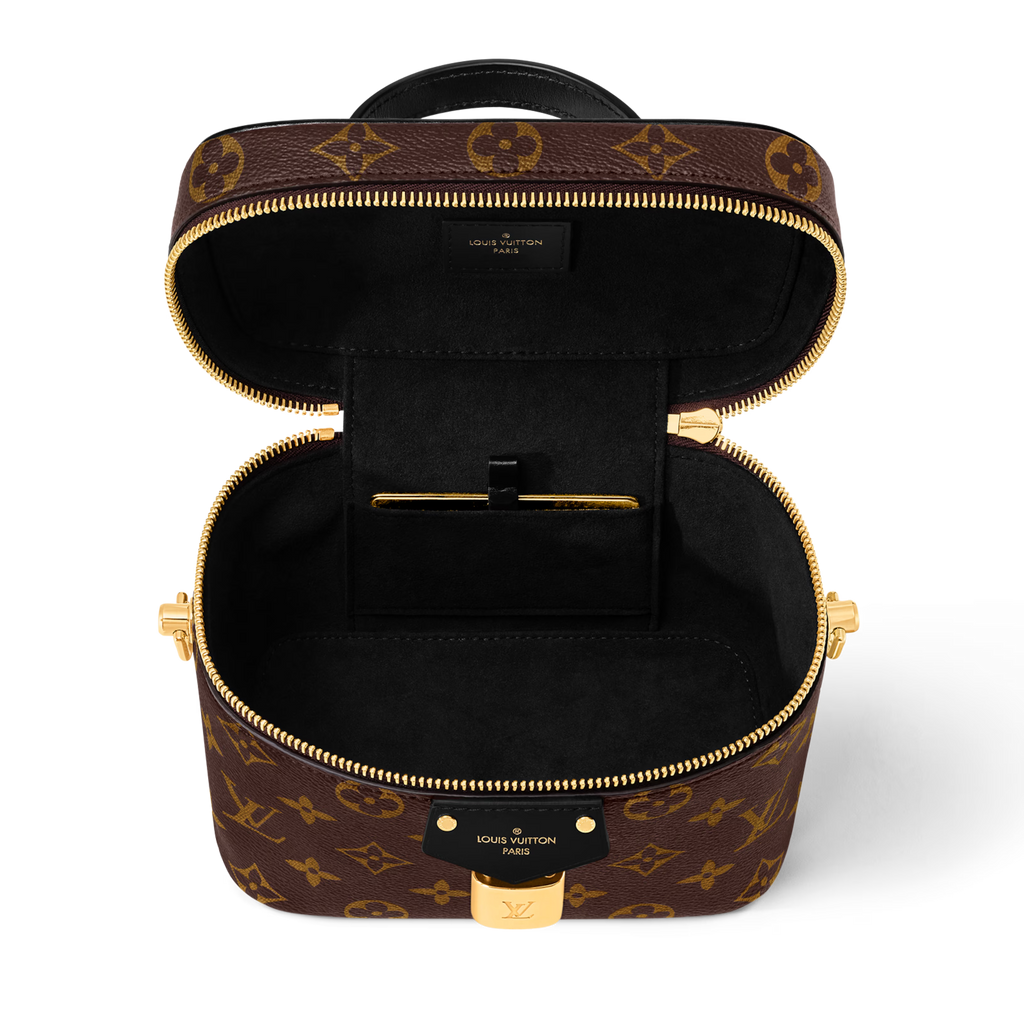 Louis Vuitton Monogram Reverse Coated Canvas Vanity PM Bag – Brown
