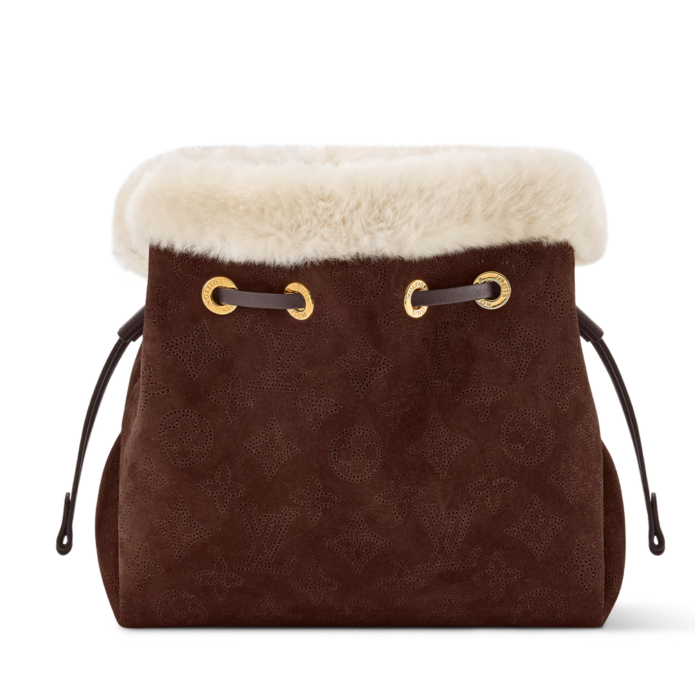 Louis Vuitton Cozygram Suede Leather Bella Tote Bag – Chocolat