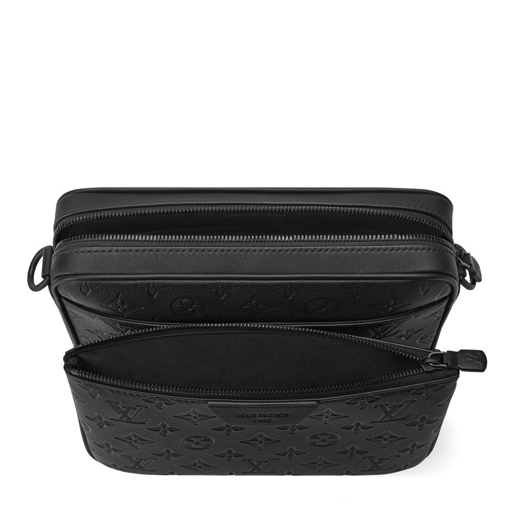 Louis Vuitton Monogram Shadow Trio Messenger Bag – Black