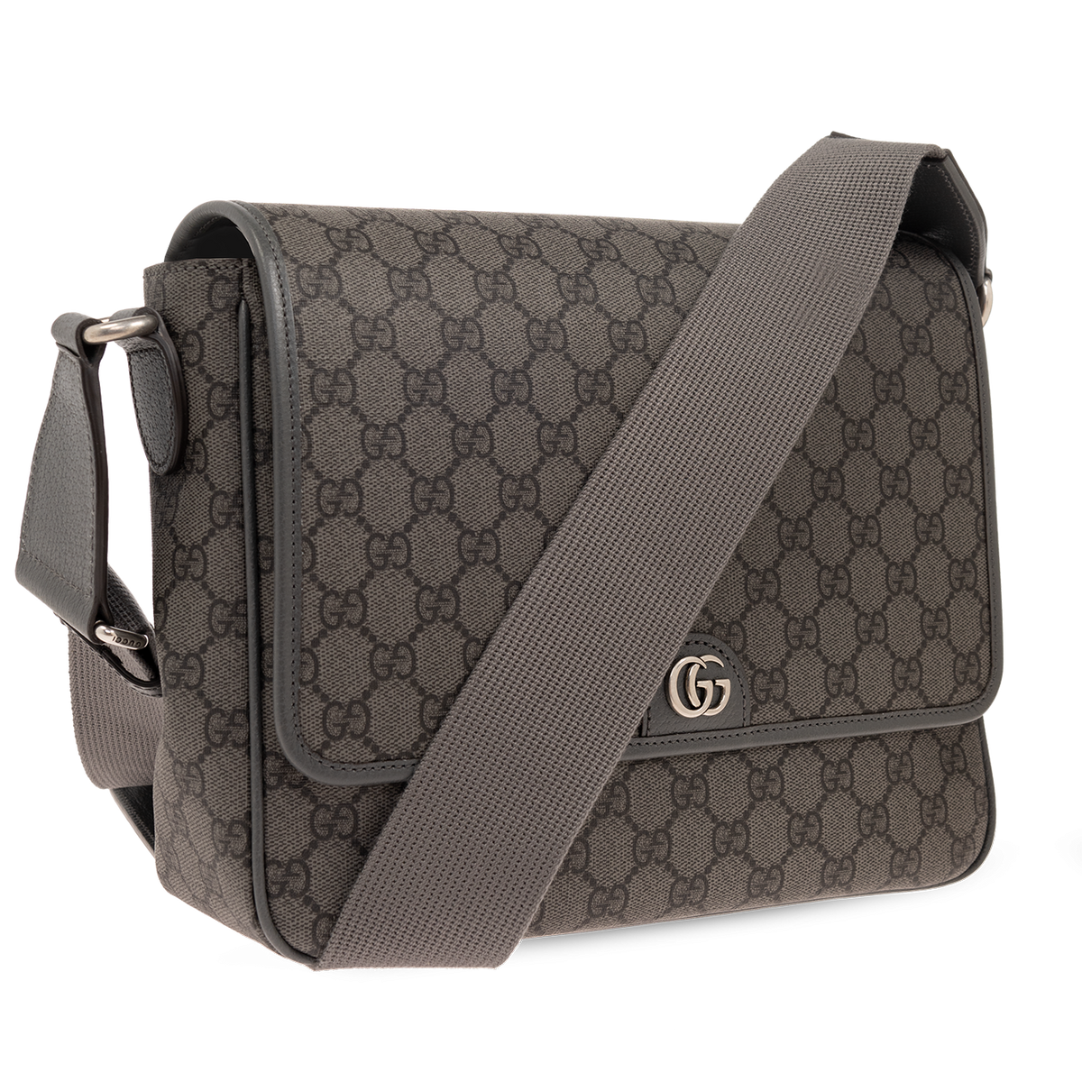 Gucci GG Supreme Canvas Medium Ophidia Messenger Bag – Grey