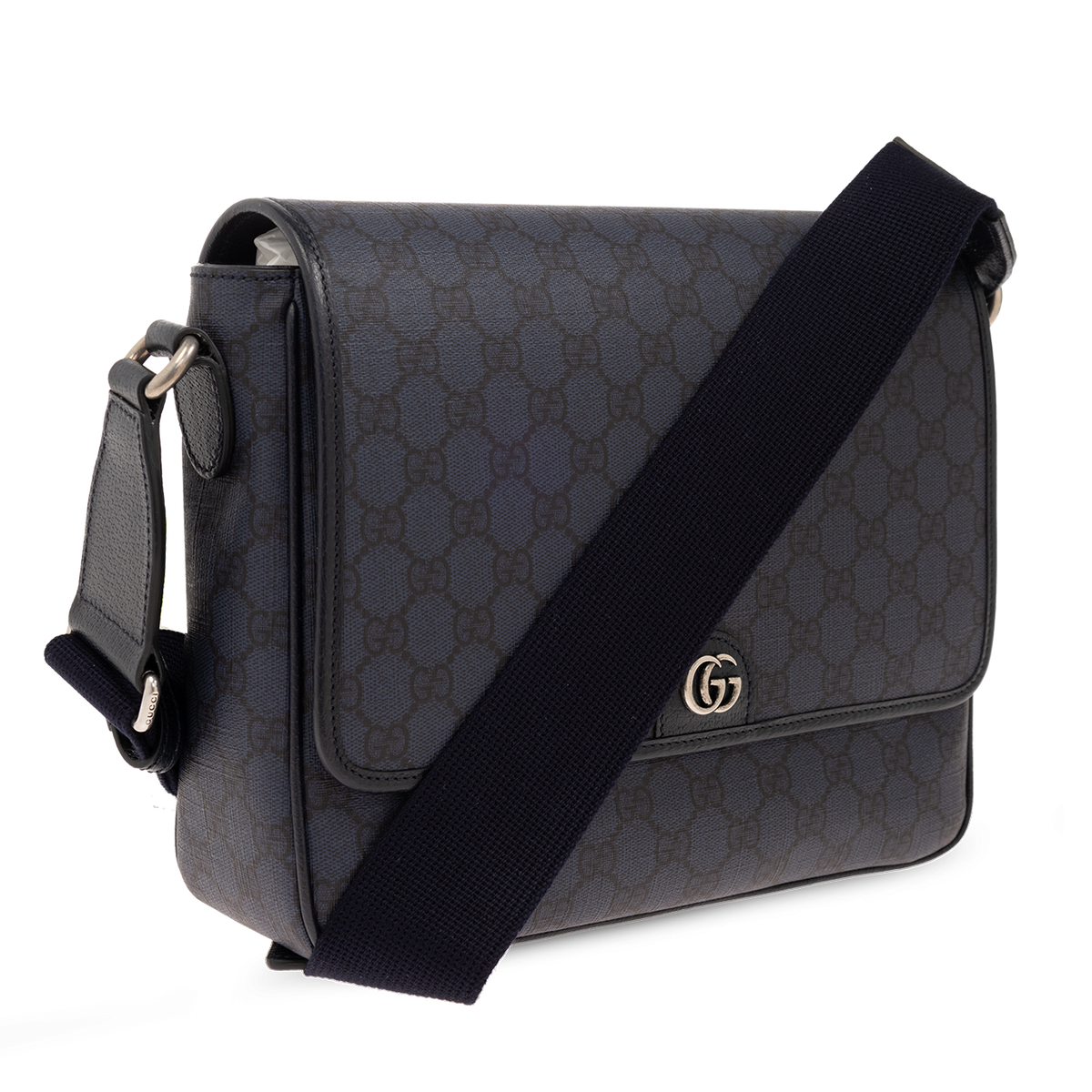 Gucci Supreme Canvas Ophidia Medium Messenger Bag – Blue