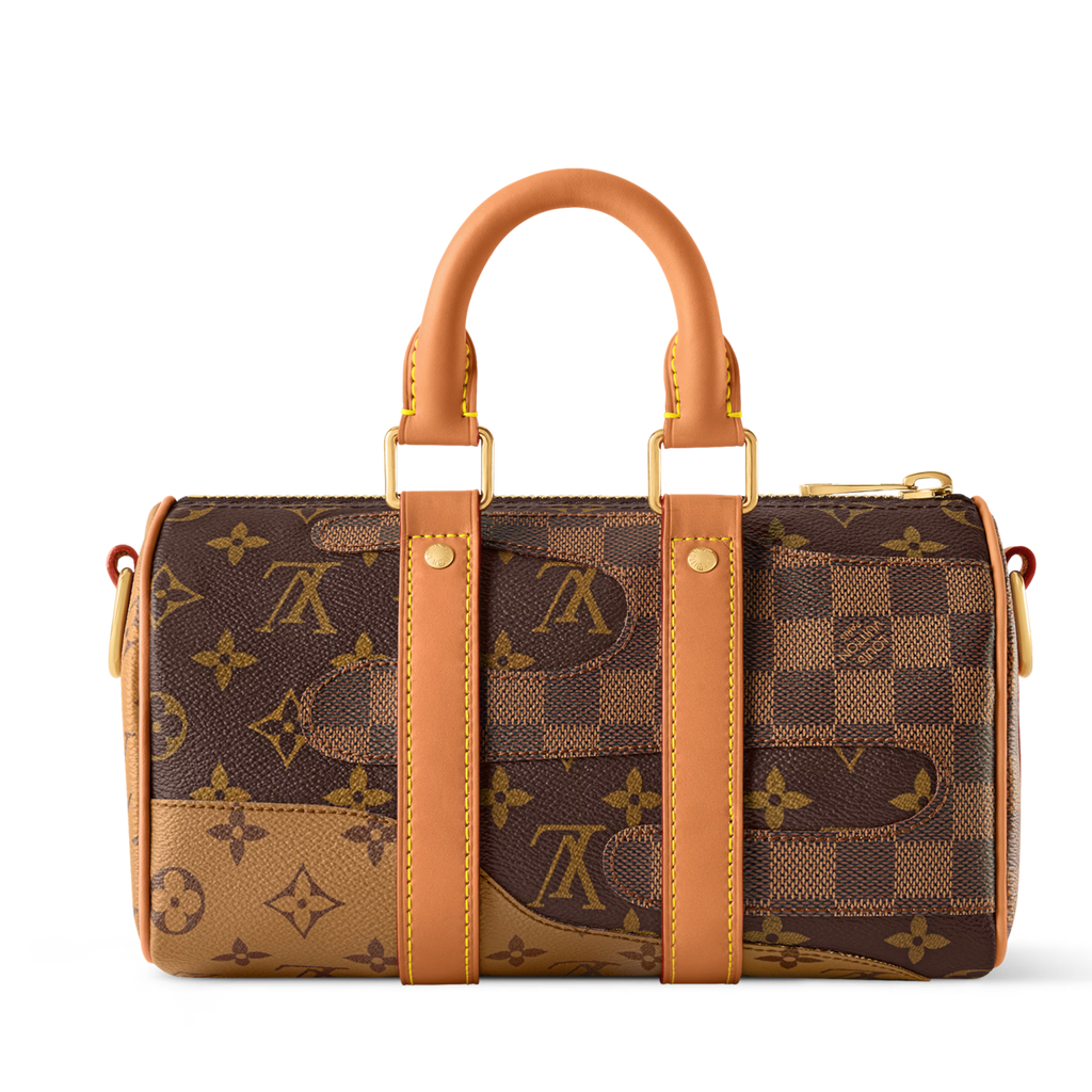 Louis Vuitton Monogram Landscape Keepall Bandoulière 25 Duffle Bag - Brown