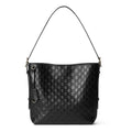 Gucci GG Emblem Medium Leather Tote Bag – Black