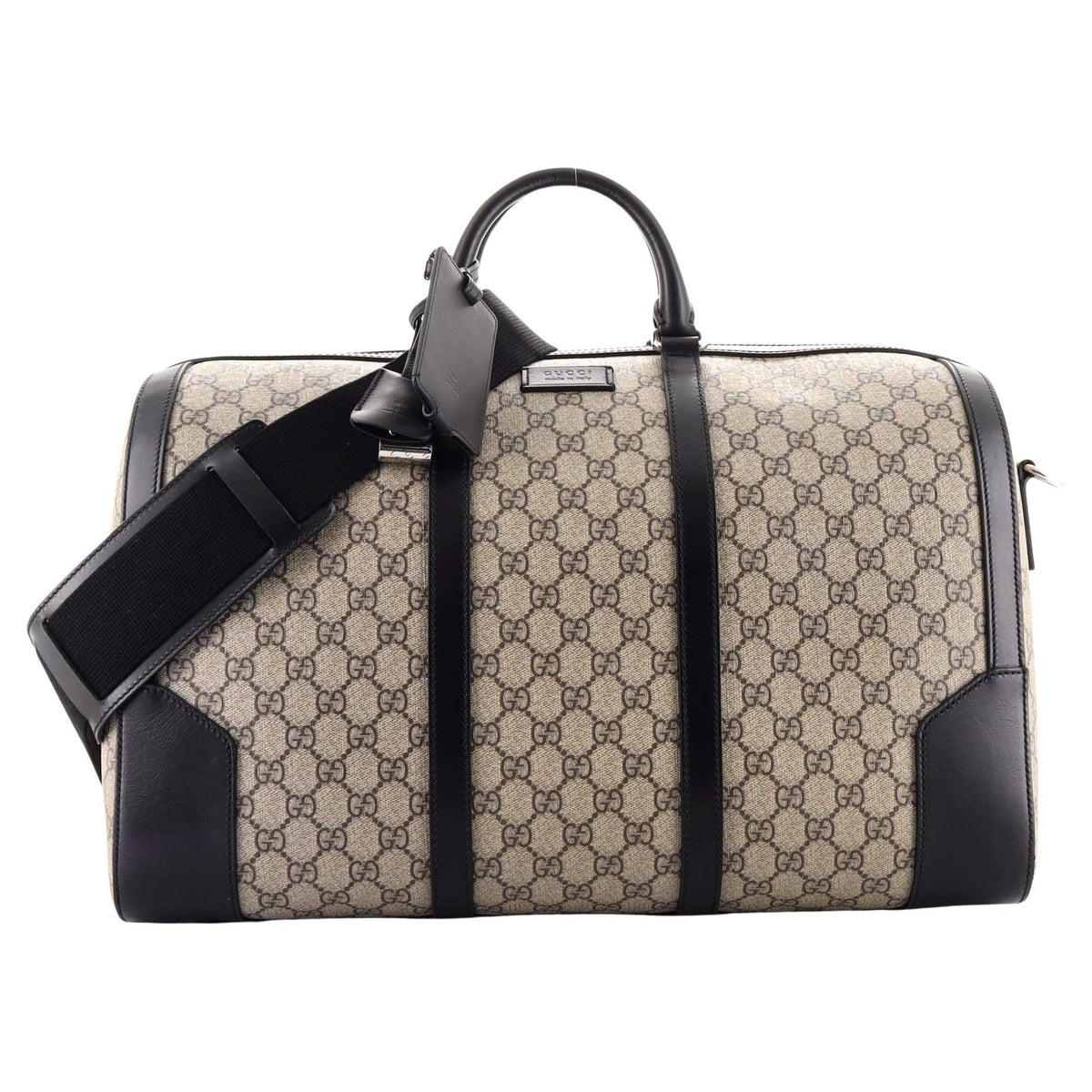 Gucci GG Supreme Canvas Medium Duffel Bag – Beige