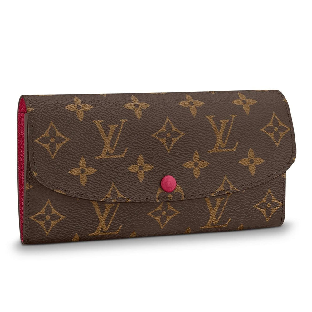 Louis Vuitton Monogram Canvas Emilie Wallet - Fuchsia