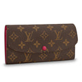 Louis Vuitton Monogram Canvas Emilie Wallet - Fuchsia