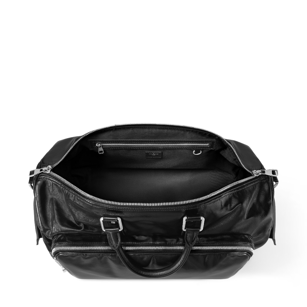 Louis Vuitton Calfskin Keepall Cargo Bandoulière 50 Travel Bag – Black