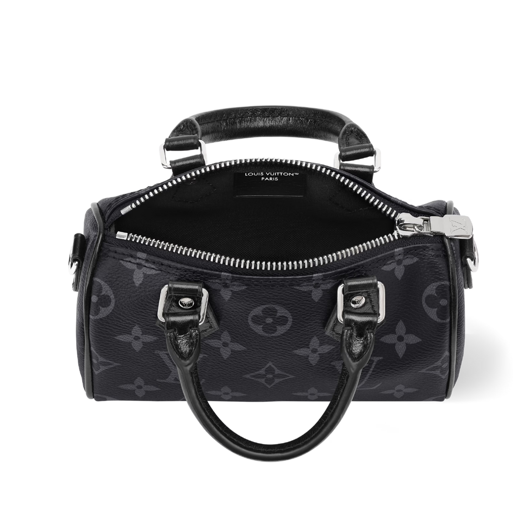 Louis Vuitton Monogram Eclipse Nano Speedy Handbag – Black
