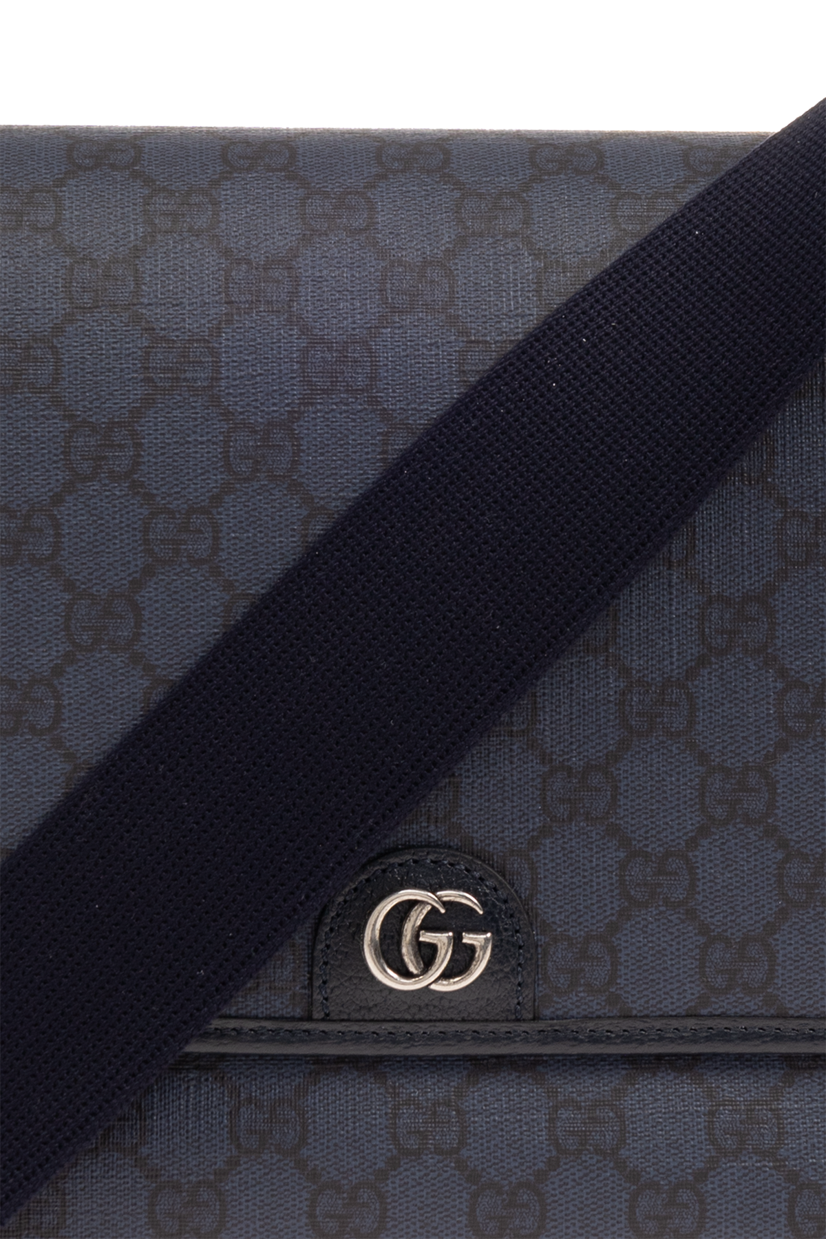 Gucci Supreme Canvas Ophidia Medium Messenger Bag – Blue