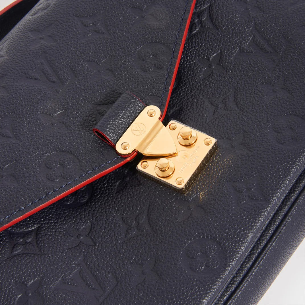 Louis Vuitton Monogram Empreinte Pochette Metis Handbag - Rouge Marine