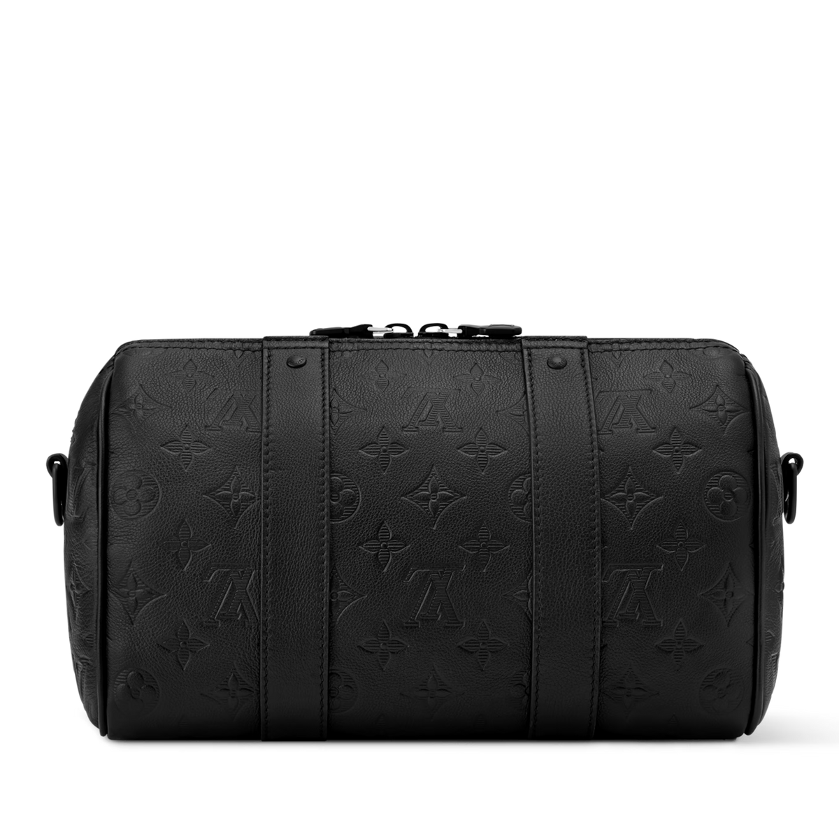 Louis Vuitton Monogram Shadow City Keepall Duffle Bag – Black
