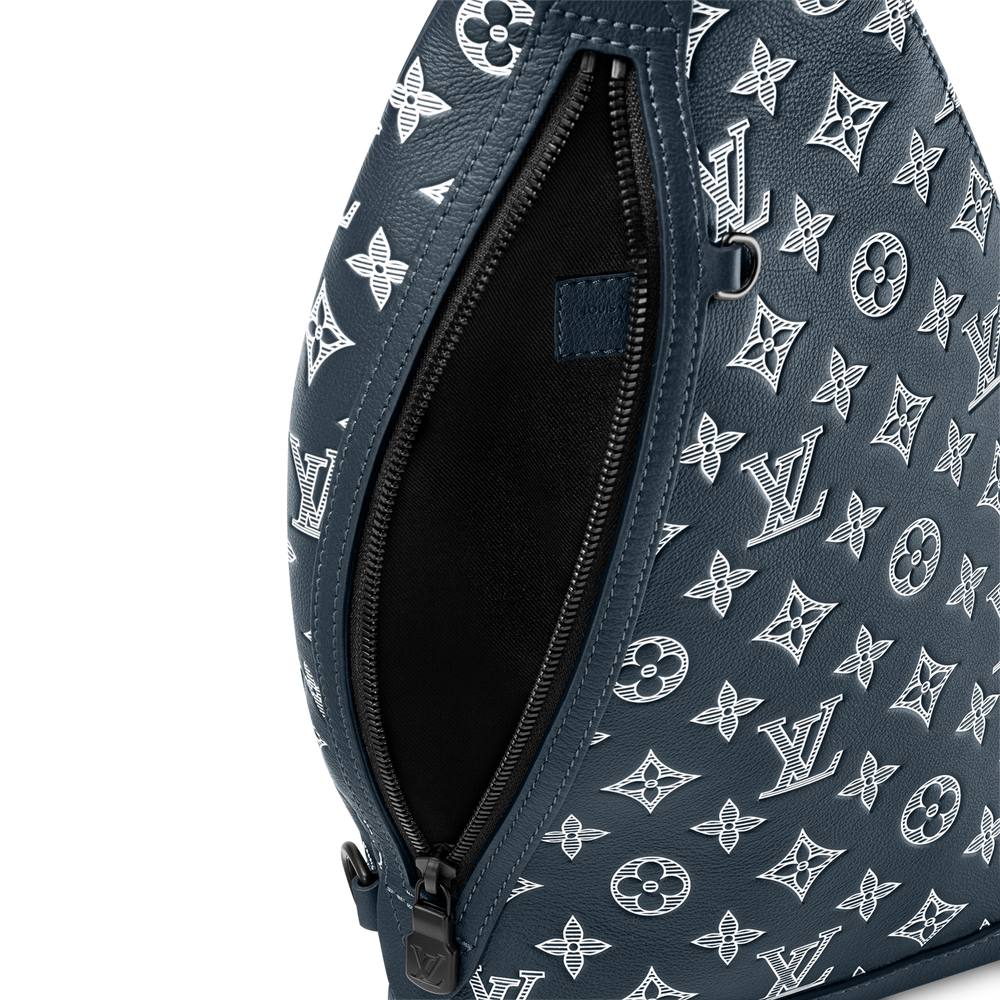 Louis Vuitton Monogram Shadow Duo Slingbag – Ink Blue
