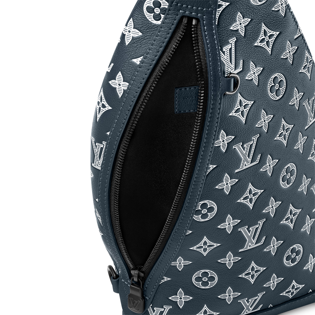 Louis Vuitton Monogram Shadow Duo Slingbag – Ink Blue