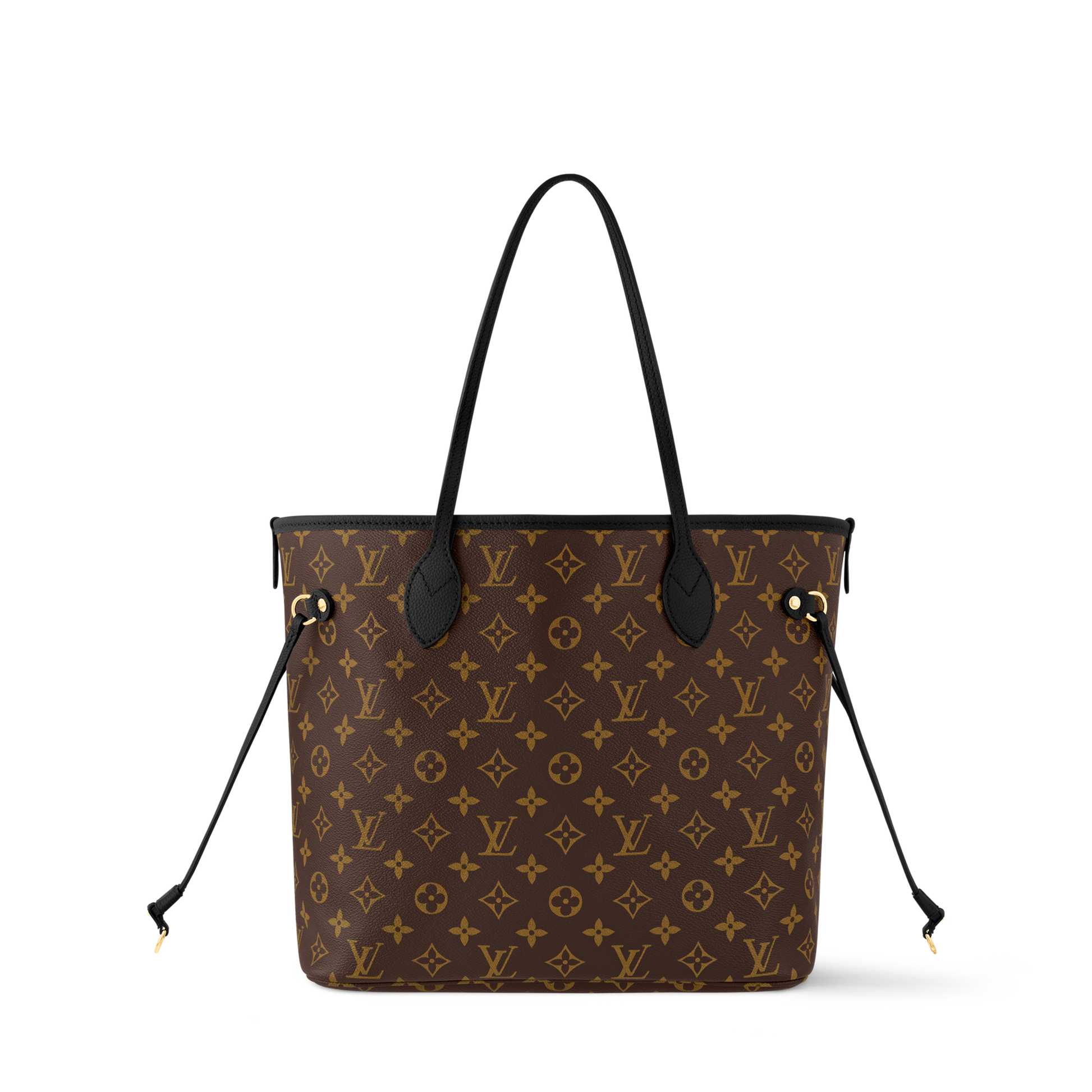 Louis Vuitton Monogram Canvas Neverfull Inside Out MM Shoulder Bag – Black