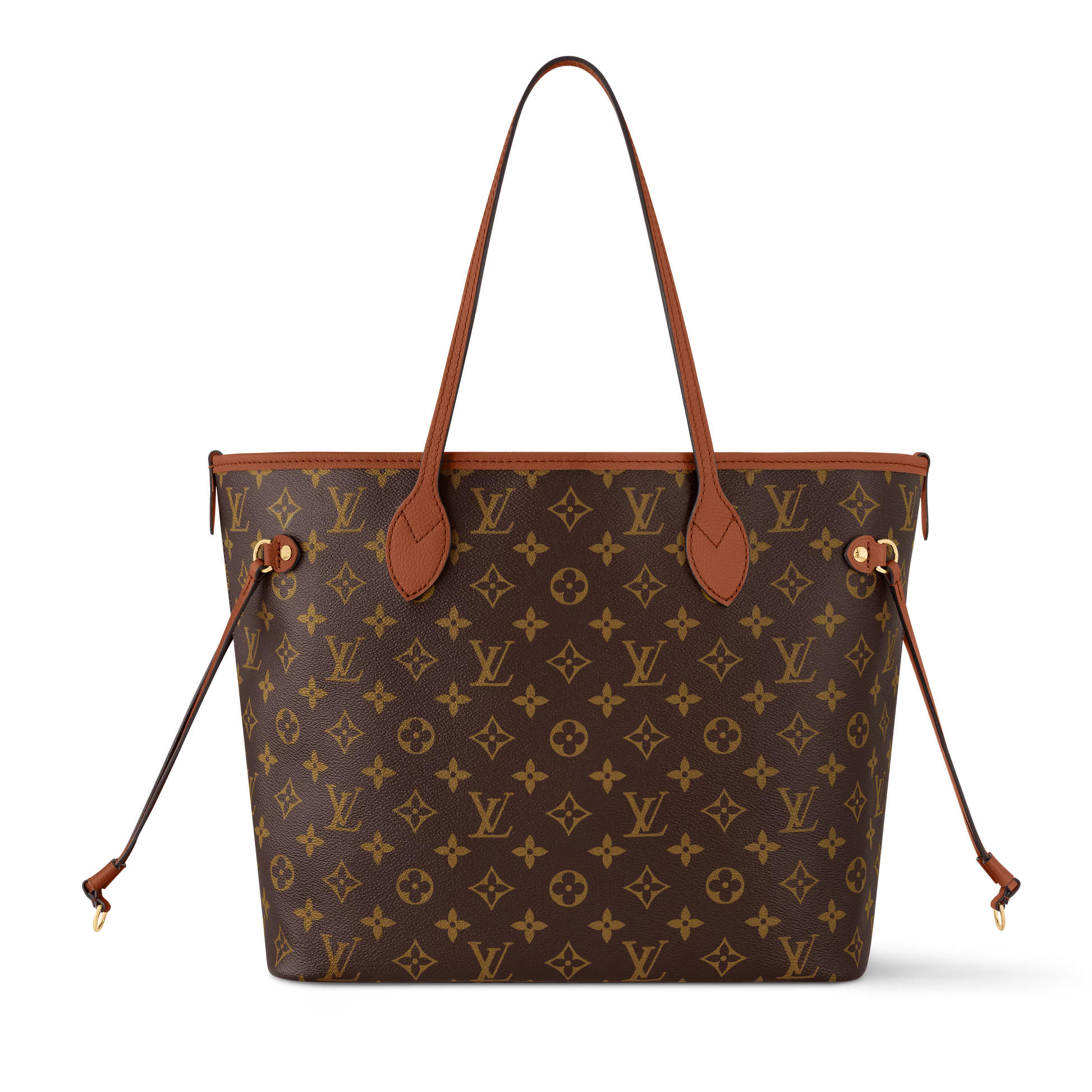 Louis Vuitton Mongram Canvas Neverfull Inside Out MM Shoulder Bag – Tan