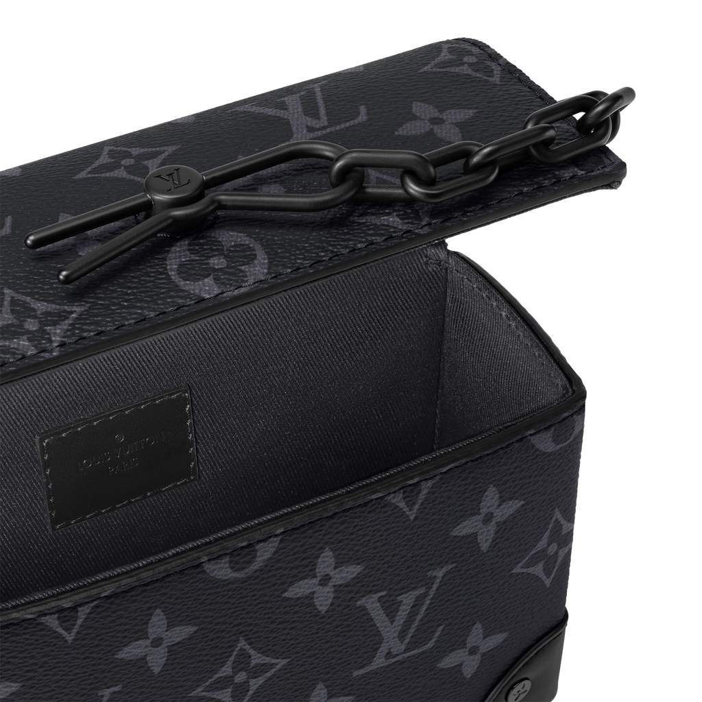 Louis Vuitton Monogram Eclipse Steamer Wearable Wallet – Black