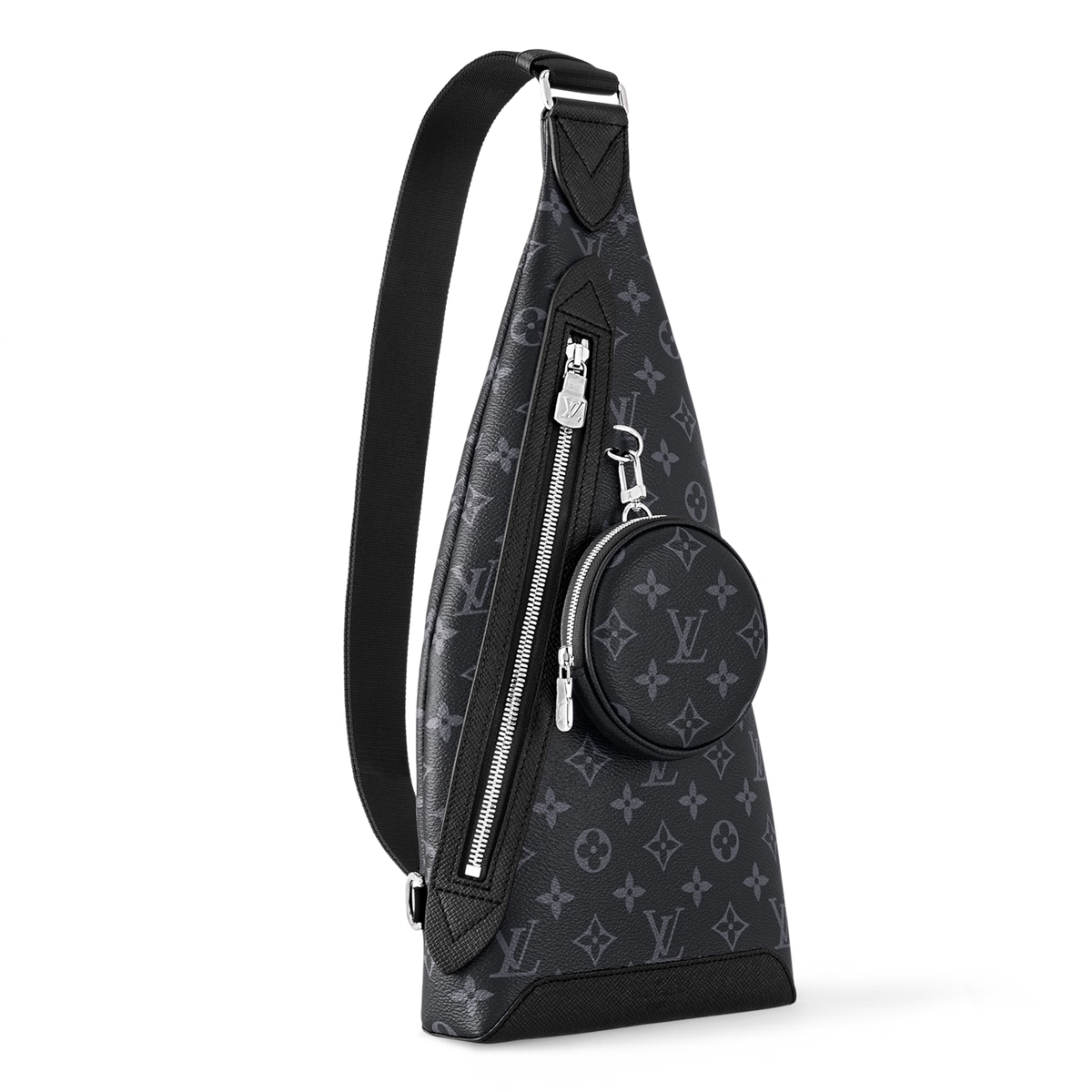 Louis Vuitton Monogram Canvas Taigarama Leather Duo Slingbag – Black