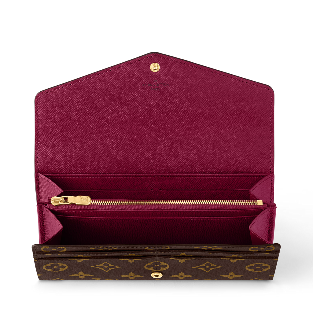 Louis Vuitton Monogram Canvas Sarah Wallet – Fuchsia Pink
