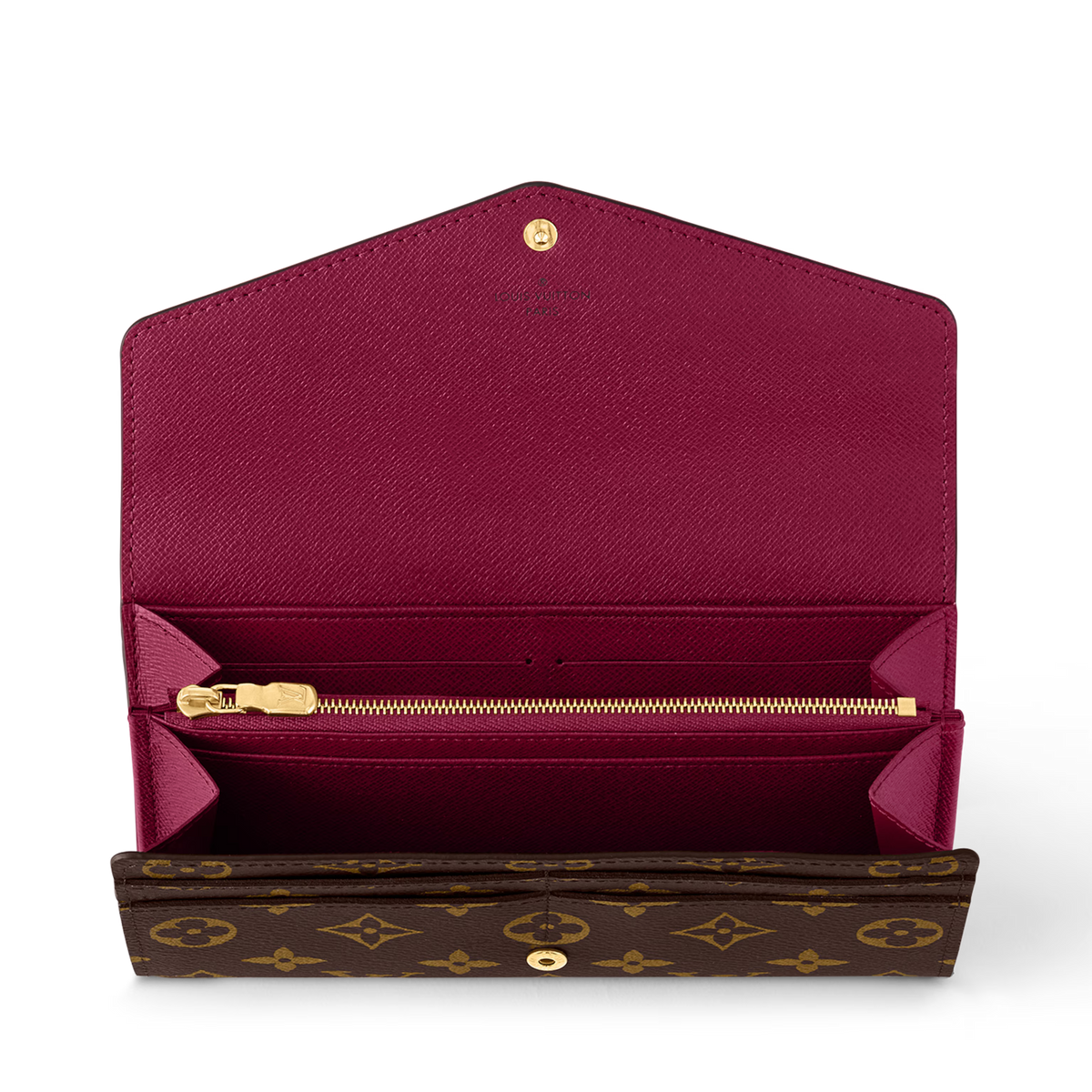 Louis Vuitton Monogram Canvas Sarah Wallet – Fuchsia Pink