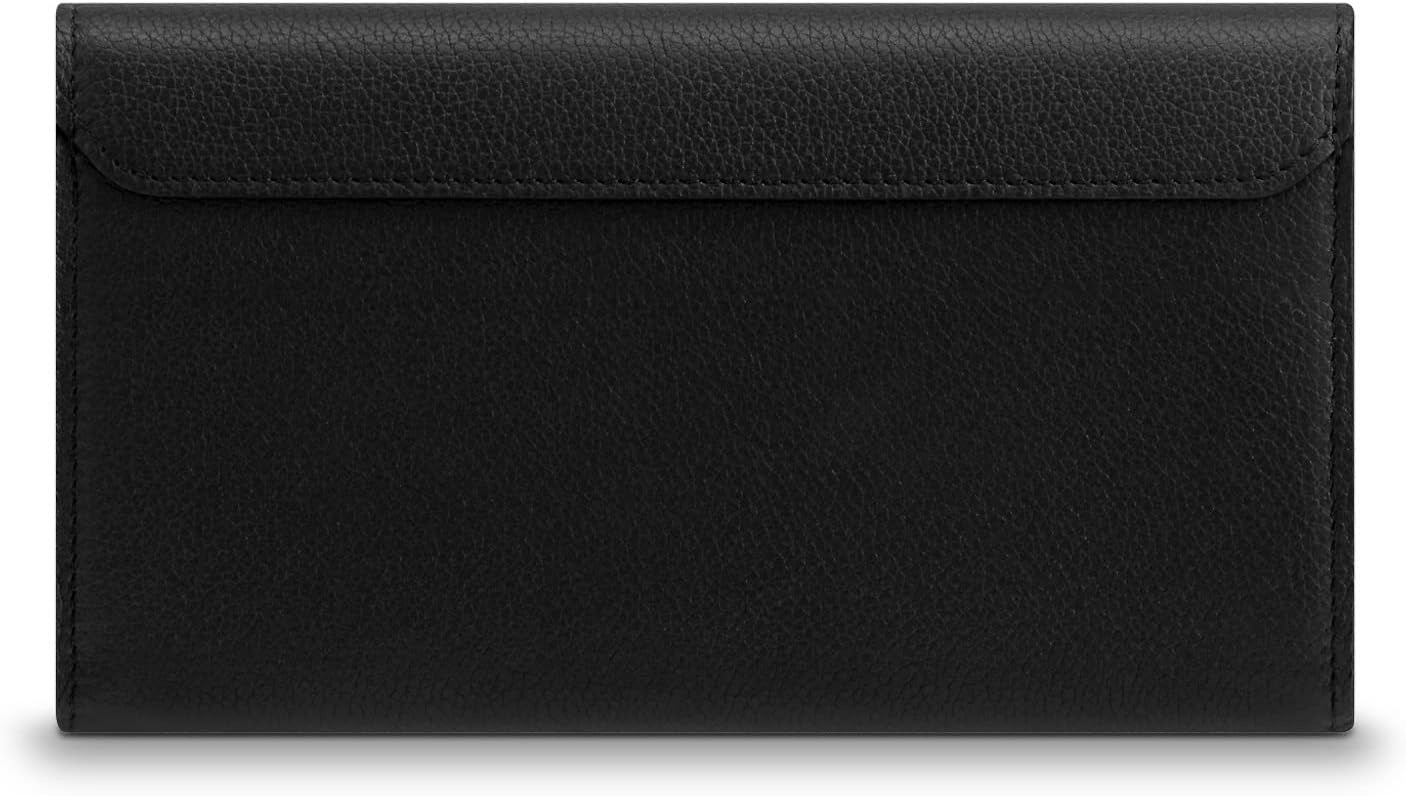 Louis Vuitton Leather Mylockme Wallet - Black