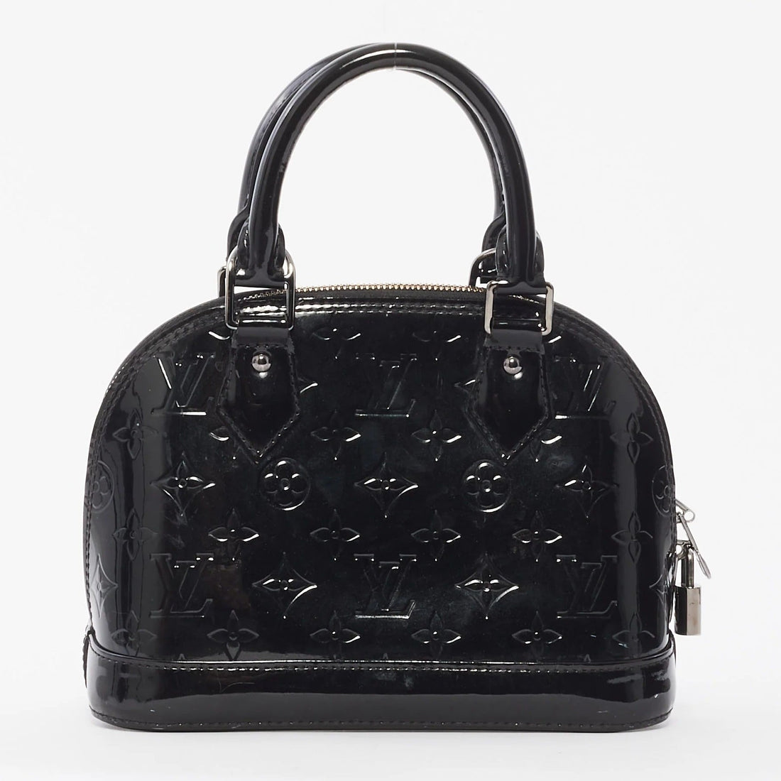 Louis Vuitton Vernis Monogram Alma BB Handbag - Black