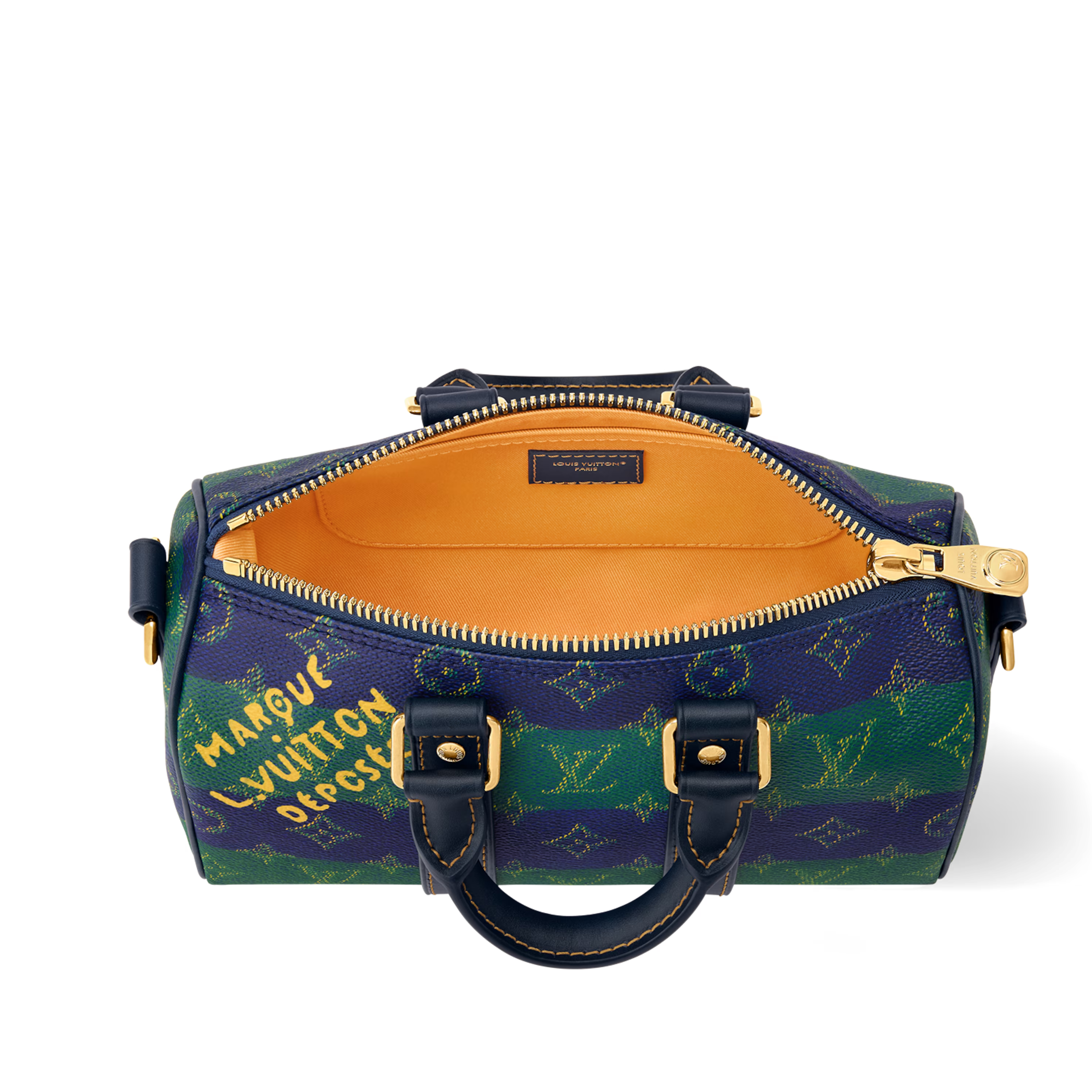 Louis Vuitton Monogram Heritage Keepall Bandoulière 25 – Blue Striped