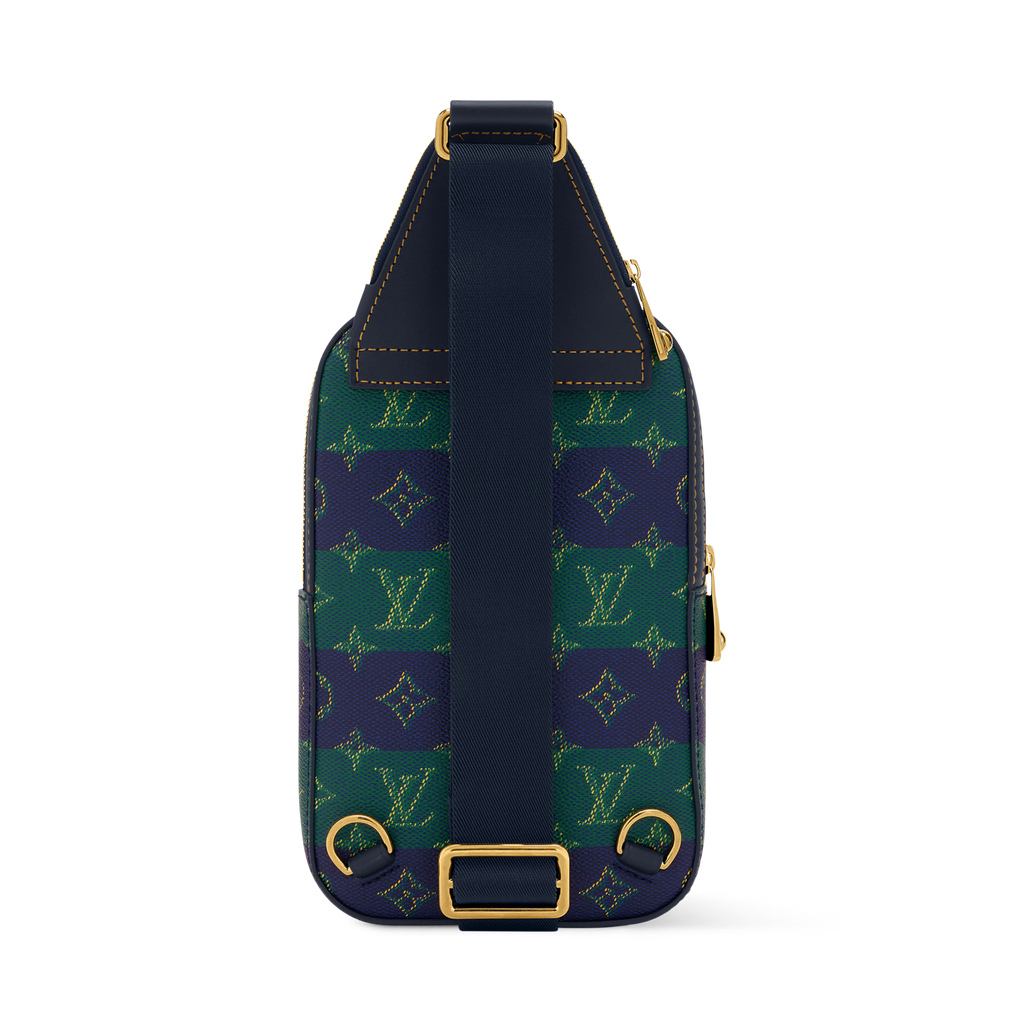 Louis Vuitton Monogram Heritage Avenue Slingbag PM – Blue Striped