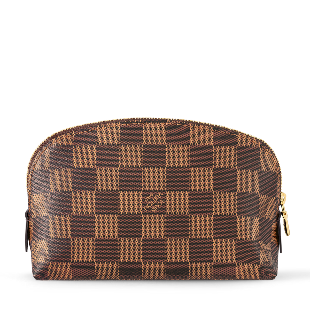 Louis Vuitton Damier Ebene Canvas Cosmetic Pouch PM – Brown
