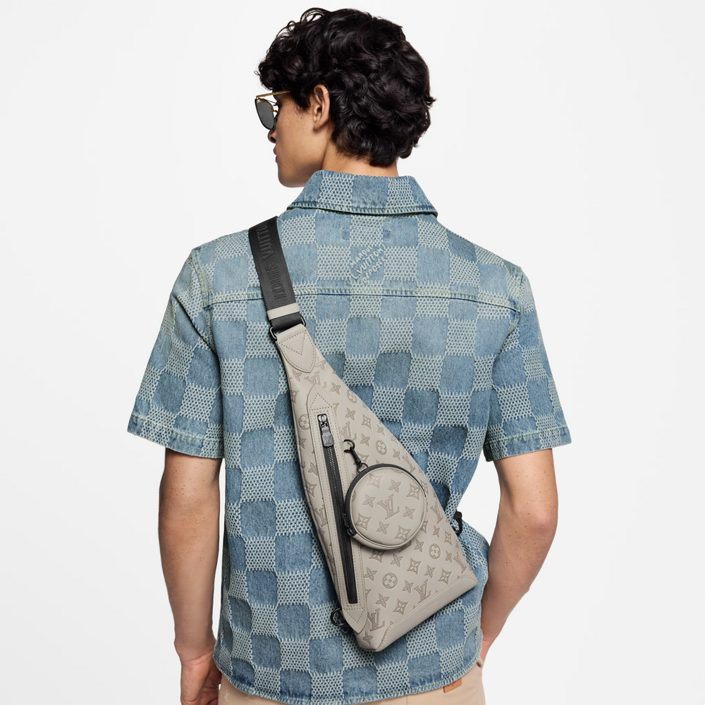 Louis Vuitton Monogram Shadow Leather Duo Slingbag – Sable