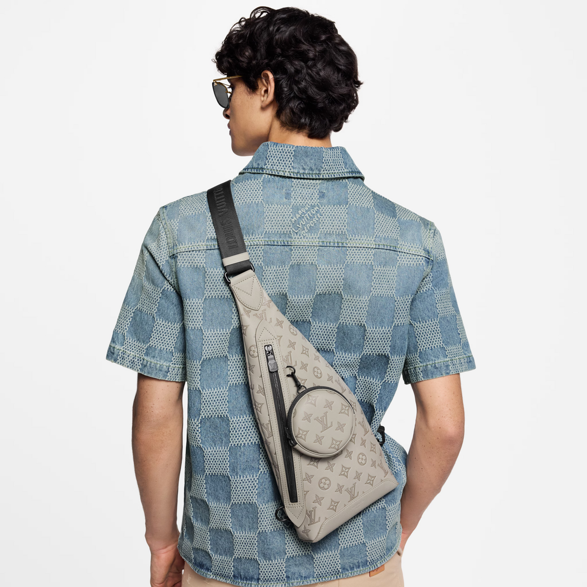 Louis Vuitton Monogram Shadow Leather Duo Slingbag – Sable