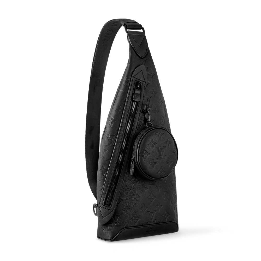 Louis Vuitton Monogram Shadow Leather Duo Slingbag Bag – Black