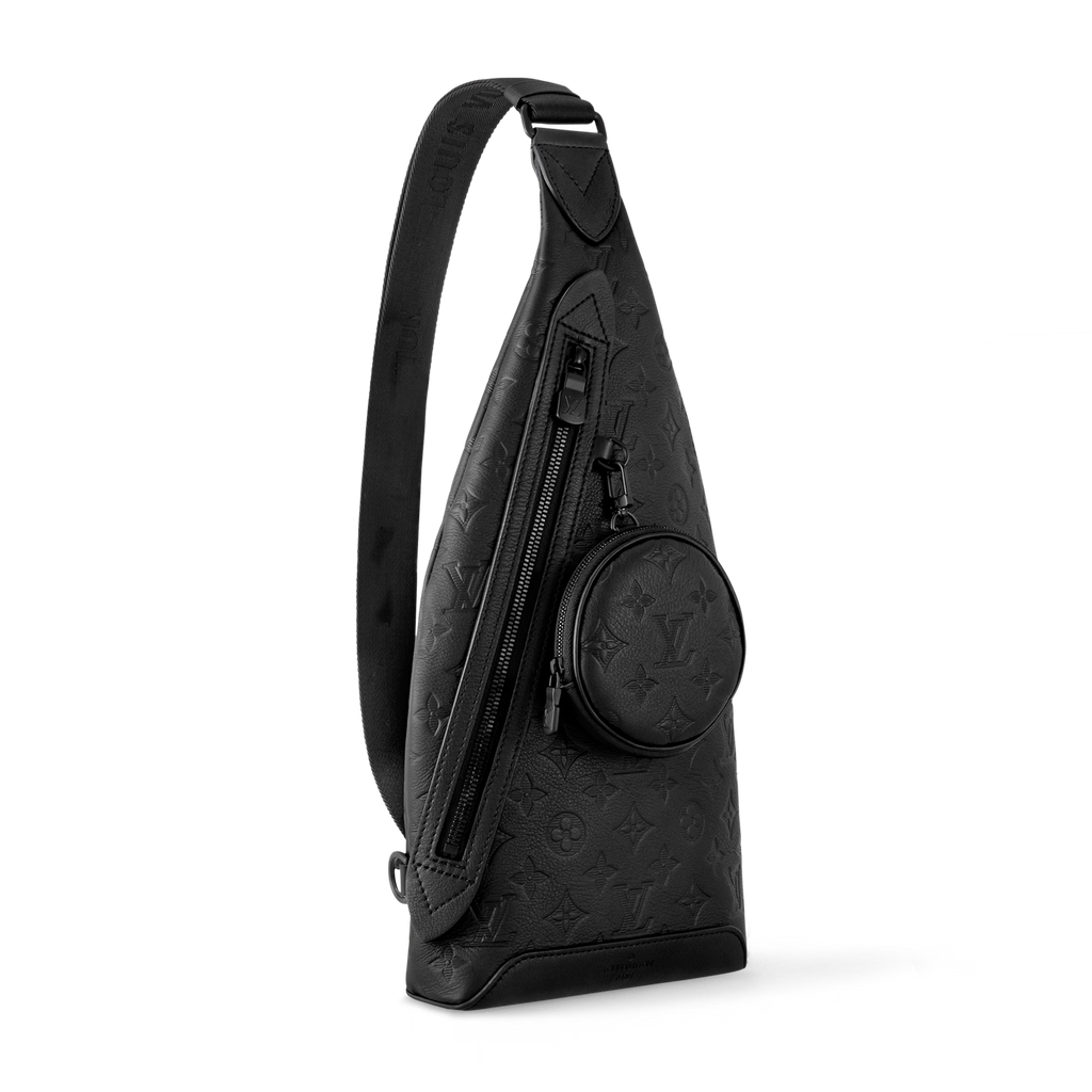 Louis Vuitton Monogram Shadow Leather Duo Slingbag Bag – Black