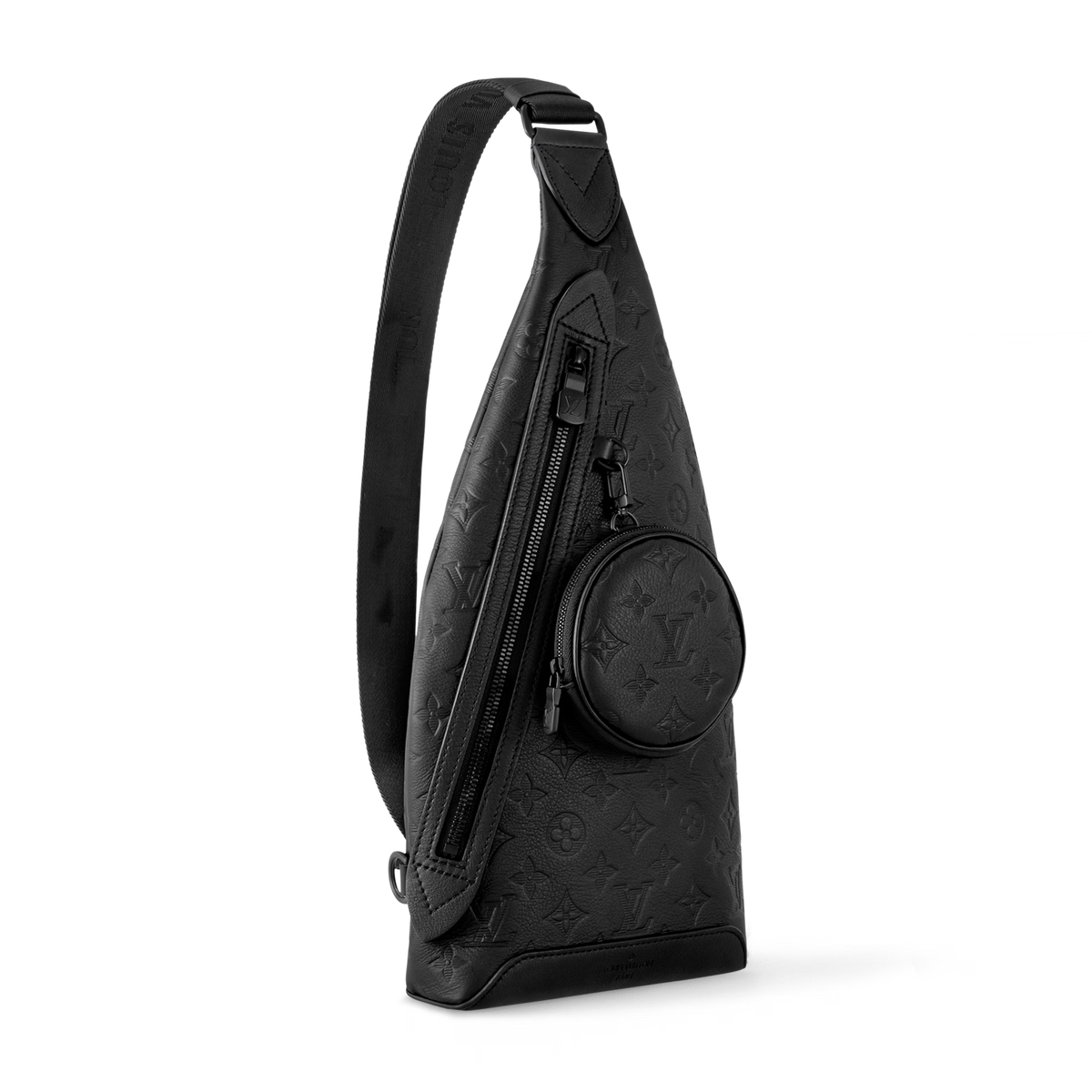 Louis Vuitton Monogram Shadow Leather Duo Slingbag Bag – Black