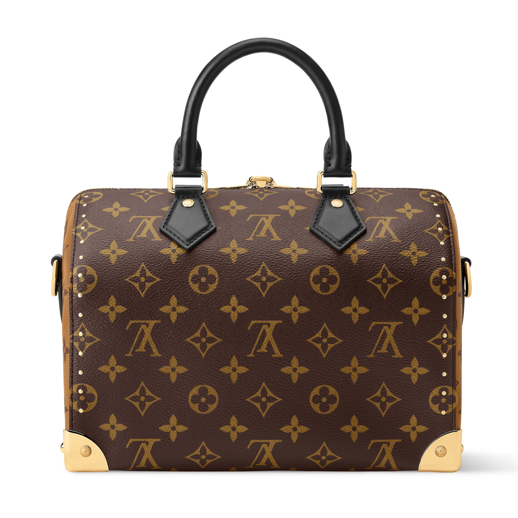 Louis Vuitton Monogram Canvas Speedy Trunk 25 Handbag – Brown