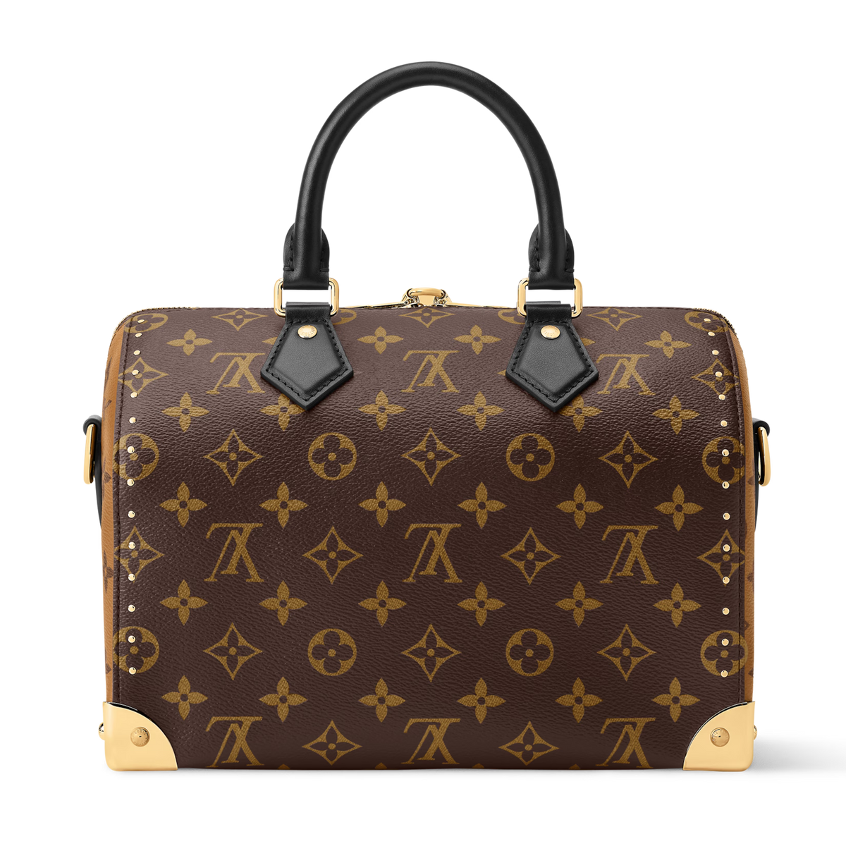 Louis Vuitton Monogram Canvas Speedy Trunk 25 Handbag – Brown