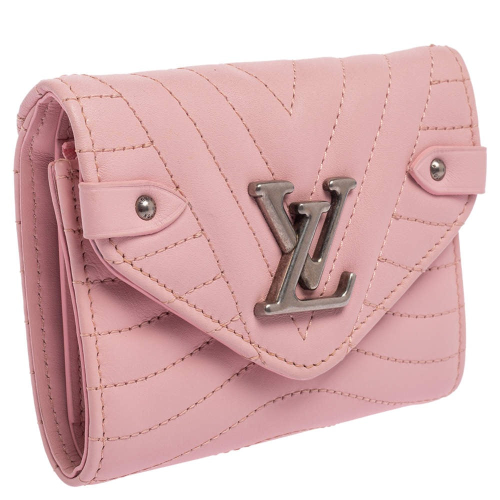 Louis Vuitton Smoothie Wave Tri Fold Wallet - Pink