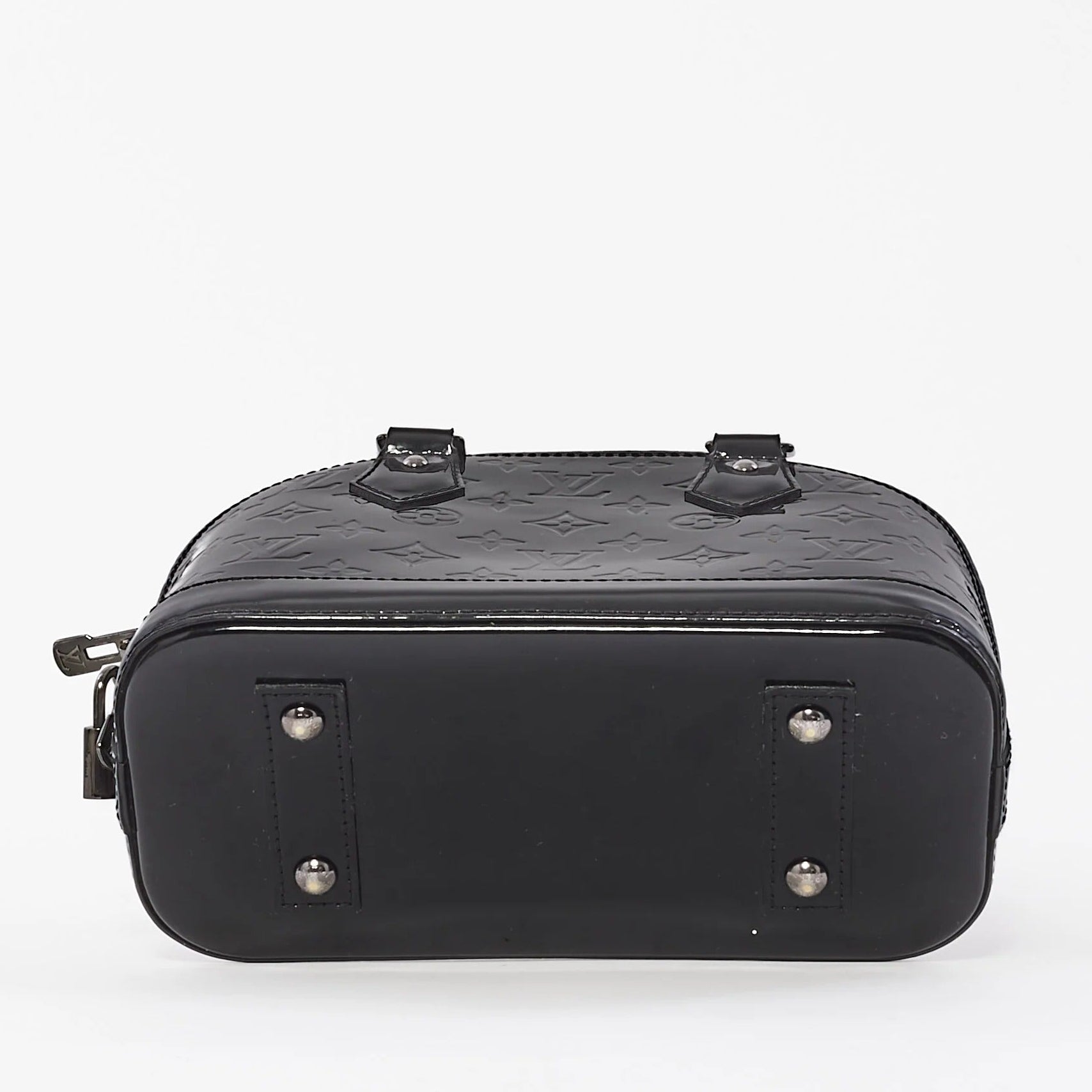 Louis Vuitton Vernis Monogram Alma BB Handbag - Black