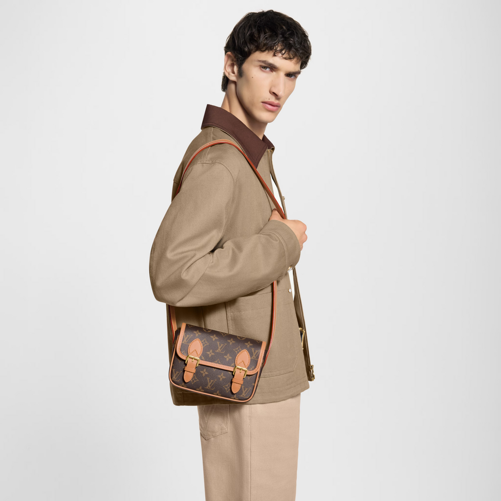 Louis Vuitton Monogram Canvas Satchel Wearable Wallet – Brown
