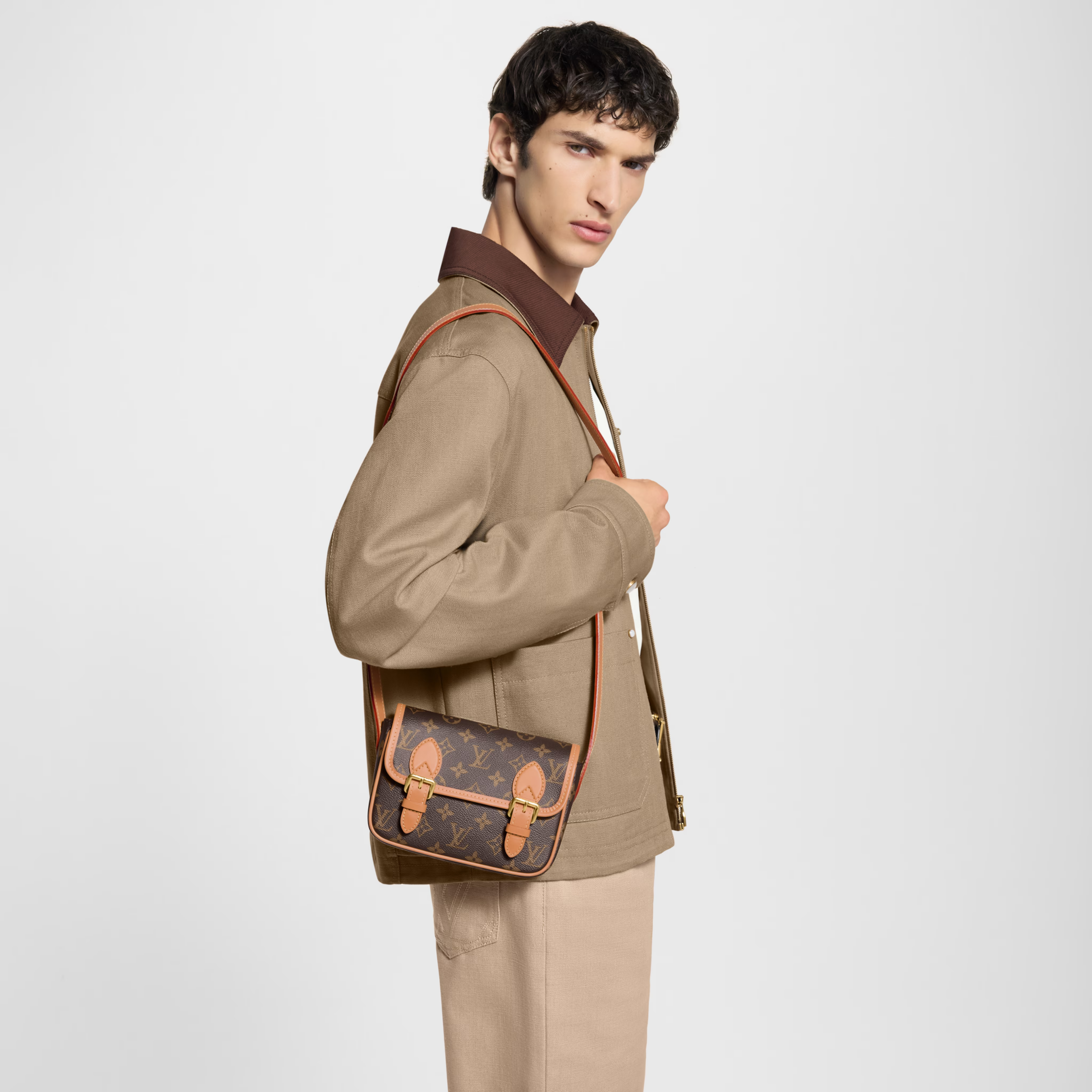 Louis Vuitton Monogram Canvas Satchel Wearable Wallet – Brown