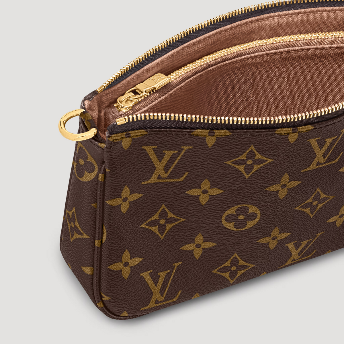 Louis Vuitton Monogram Canvas Pochette Accessoires Shoulder Bag – Brown