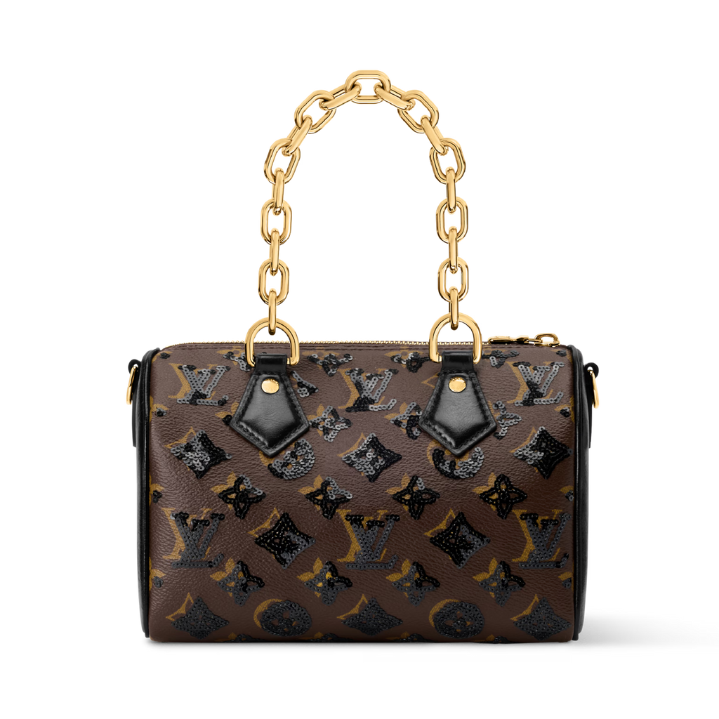 Louis Vuitton Monogram Coated Canvas Speedy Bandoulière 20 Handbag – Brown